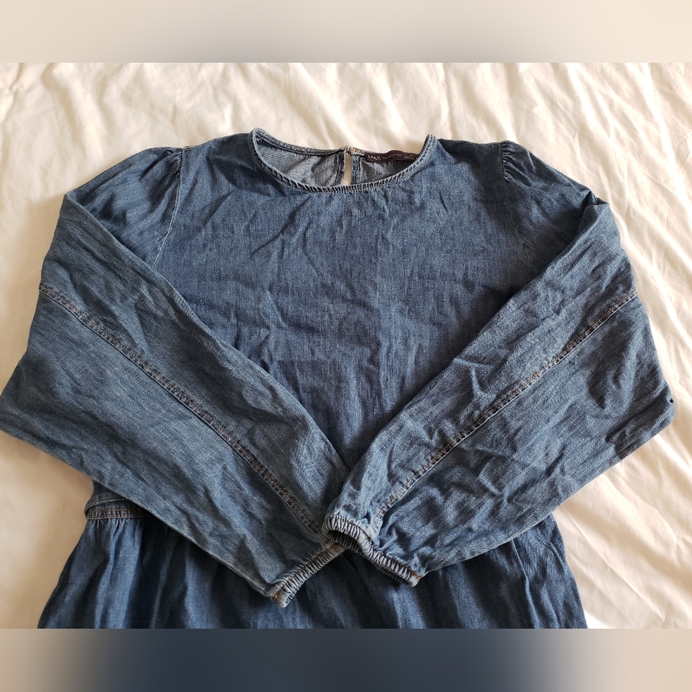 M & S denim dress